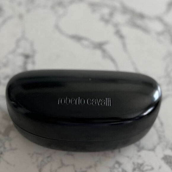 Roberto Cavalli Sunglasses Sun Glasses Eyeglasses Animal Print Case Hard Shell - Picture 2 of 4